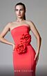 MNM Couture V07548 Strapless Floral Bodice Mermaid Dress