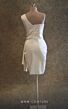 MNM Couture V6433 Tulip Hem Fitted One-Shoulder Dress