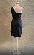 MNM Couture V6433 Tulip Hem Fitted One-Shoulder Dress