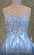 MNM Couture V6466 Illusion Neck Overskirt Slim Dress