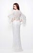 Primavera Couture 9713 Cutaway Sleeve Scoop Neck Dress