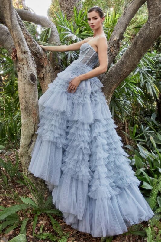 Andrea and Leo A1017 Corset Top Strapless Dress