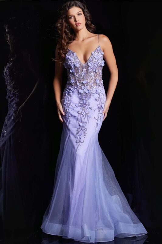 Jovani 05839 Periwinkle Dress