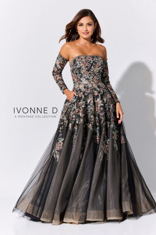 Ivonne D Exclusively for Mon Cheri ID327 Strapless A-Line Dress
