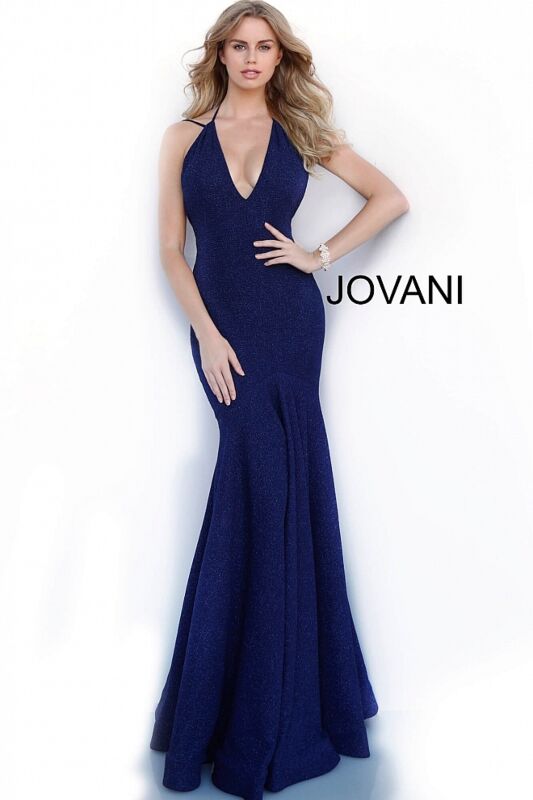 Jovani 60214 Open Back Formal Gown