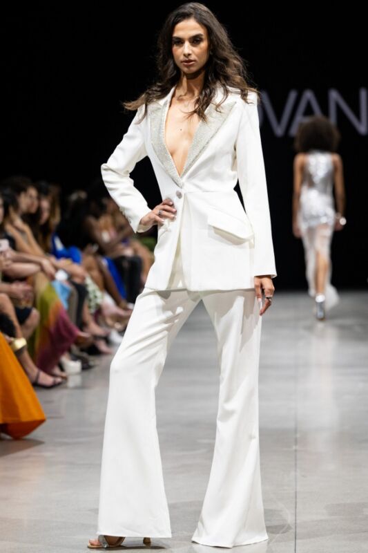 Jovani 23336 Beaded Collar Two Piece Pant Suit