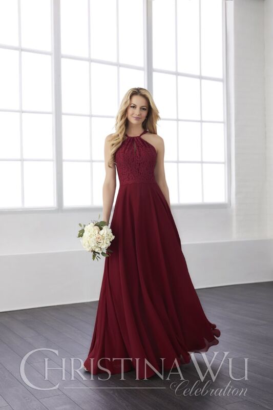 Claret (Lace & Chiffon)