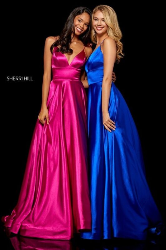Sherri Hill 52195 Spaghetti Strap Prom Dress