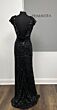 Primavera Couture 3796 Cowl Back Bateau Neck Dress