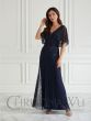 Christina Wu 17943 Batwing Sleeve Formal Gown