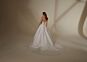 Mori Lee 4126 Mischa Button Back High Slit Wedding Gown