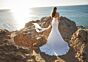 Mori Lee 15035 Mindy Tie Back Pleated Bodice Wedding Dress