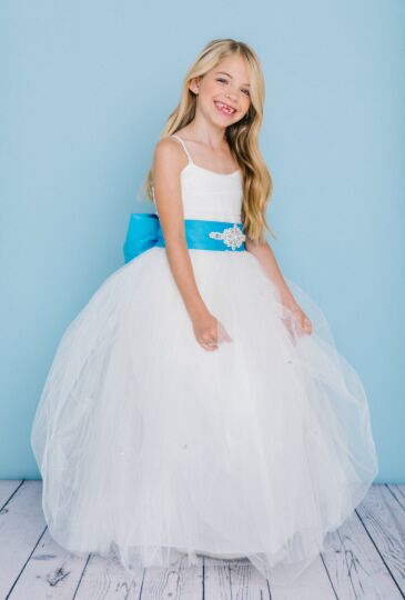 Rosebud 5130 Pickup Skirt Flower Girl Dress