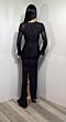 Jovani 46285 Long Sleeves Jewel Neckline Dress