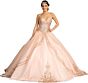 Elizabeth K GL1973 Sequin Bodice Sweetheart Neck Sweet 16 Dress