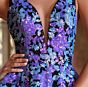 Aerie Couture 328 Plunging Neckline Embellished Dress