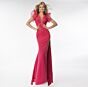 Ava Presley 39307 Ruffle Sleeve V-Neck Dress